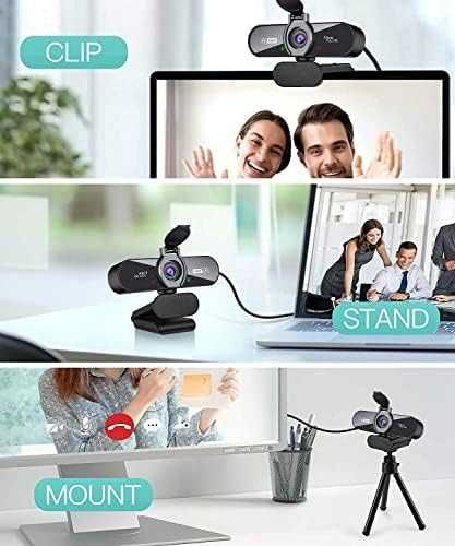 Нова Webcam за Конференции и Стрийминг 1080P Трипод Включен Уеб камера