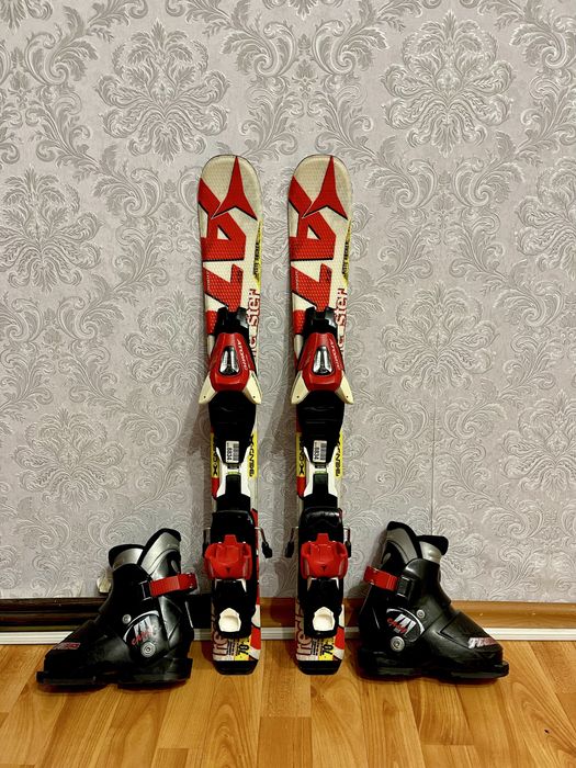 Schiuri copii 70 cm atomic cu clapari set