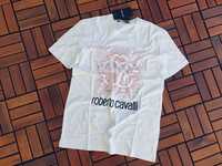 ПРОМО Roberto Cavalli-L-Оригинална мъжка бяла тениска