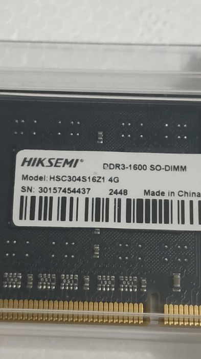 So-DIMM Рам памет кит HIKSEMI 8GB DDR3 1600(2x4) Нова