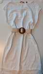 Rochie S. Oliver albă 100% bumbac