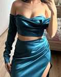 Rochie lunga de Ocazie facuta pe comanda