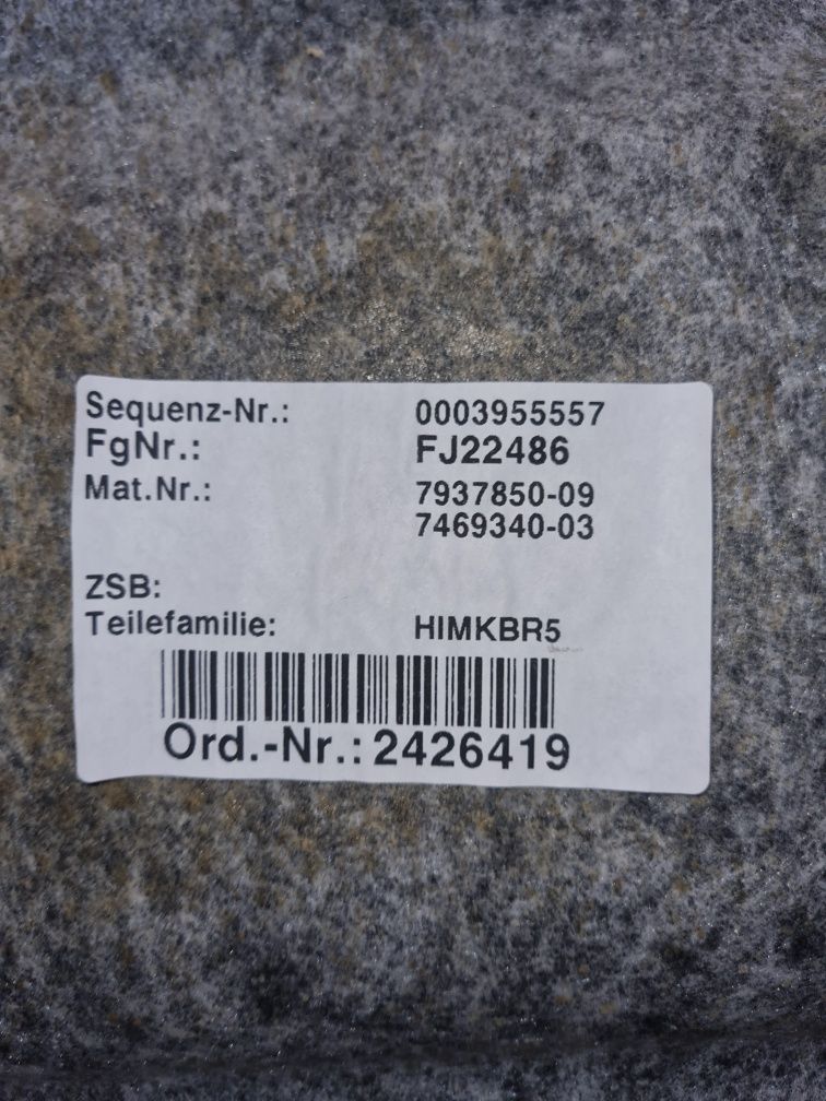 Tapițerie plafon textil BMW seria 3 G20 G21 / cod-7937850 / an-2018+
