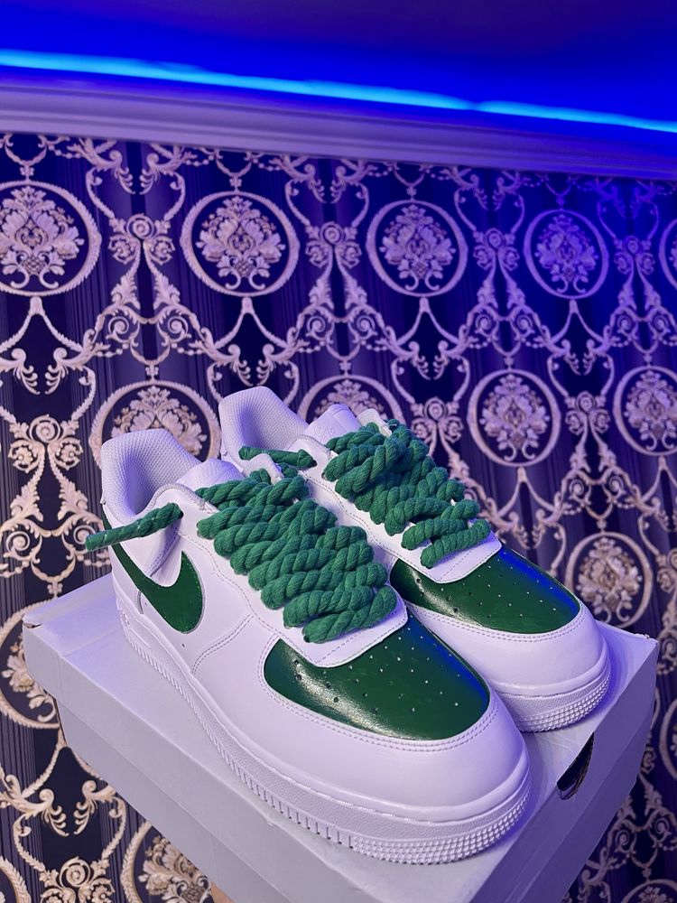 Nike Air Force 1 Green Rope Custom