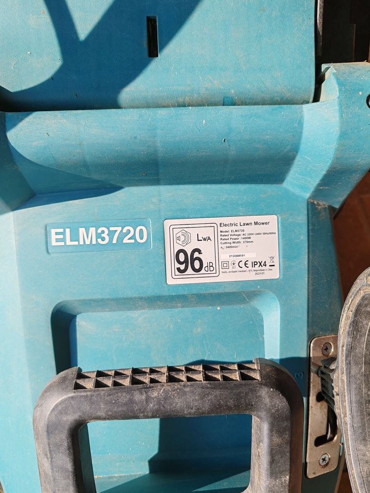 Masina de tuns gazon/iarba electrica Makita ELM3720, putere 1400 W