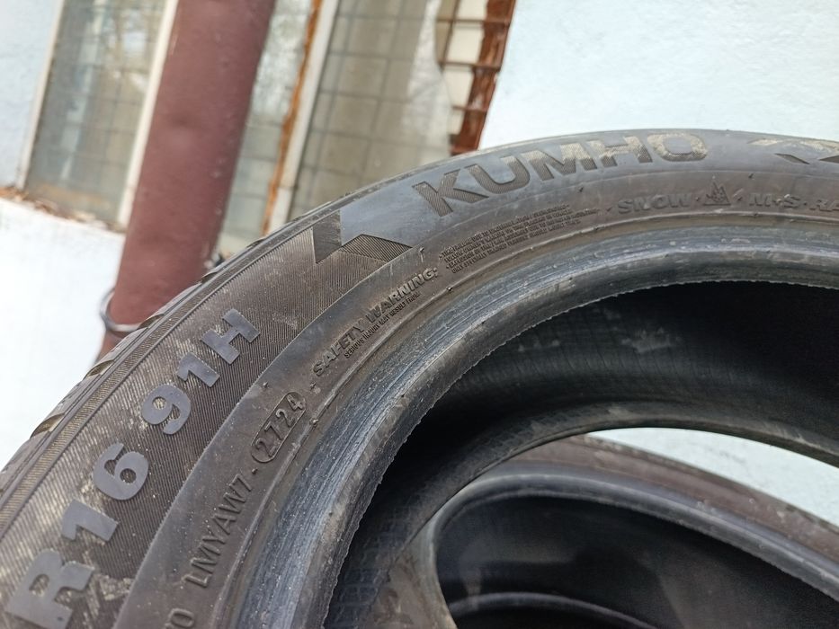 Anvelope MS iarna 205 55 16 kumho 8-9mm an 202 și 2024