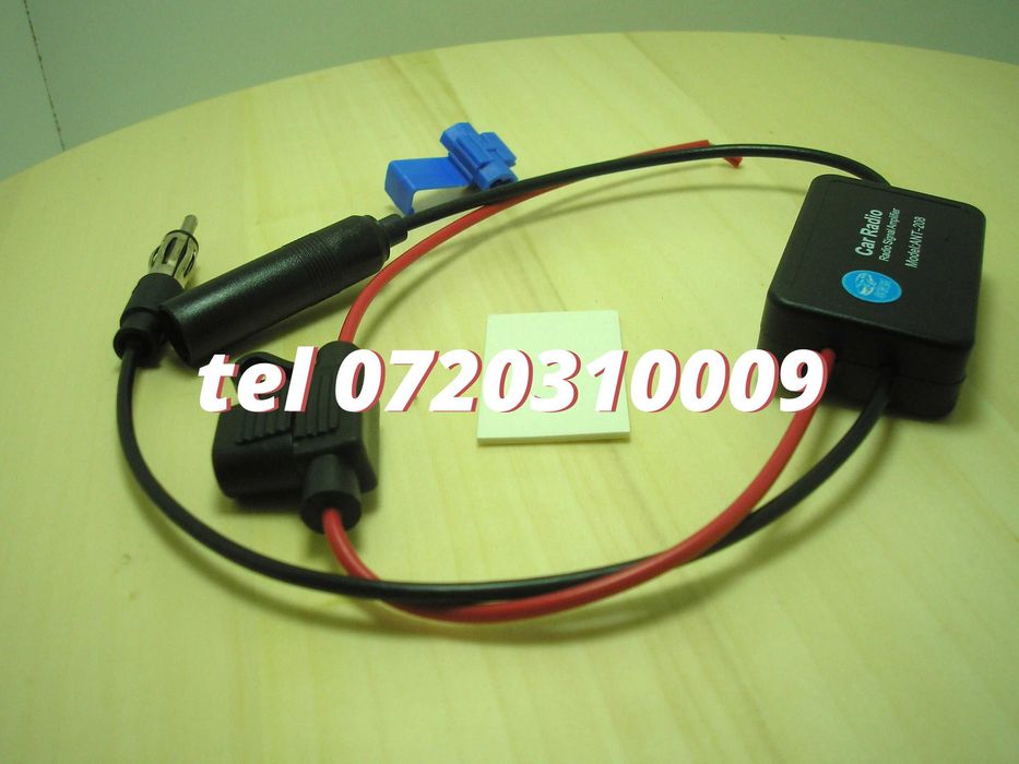 Amplificator Pentru Semnal Antena Radio Auto Fm 12v