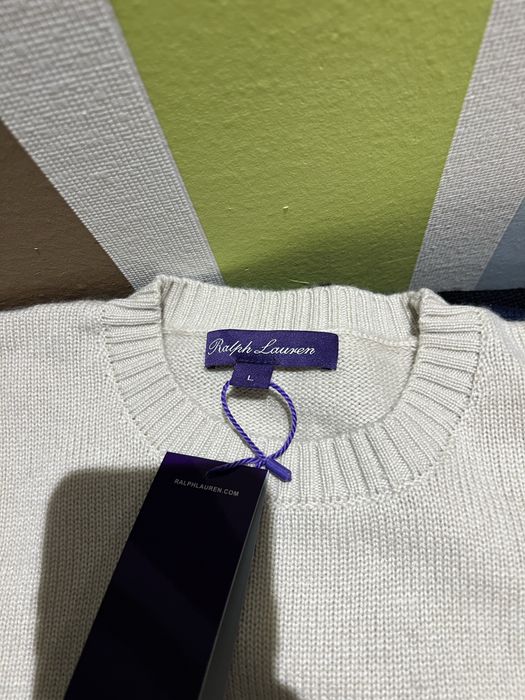 Pulover RL dama casmir si lana purple lable M