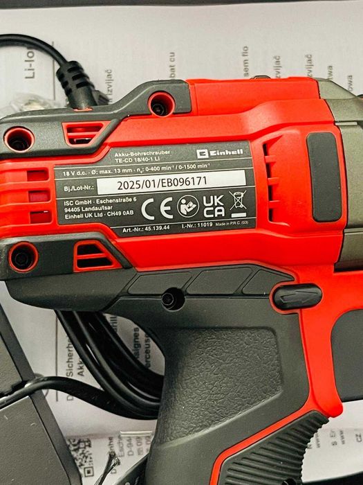 Filetanta Einhell TE-CD 18/40 Li (2x1.5 Ah) Power X-Change