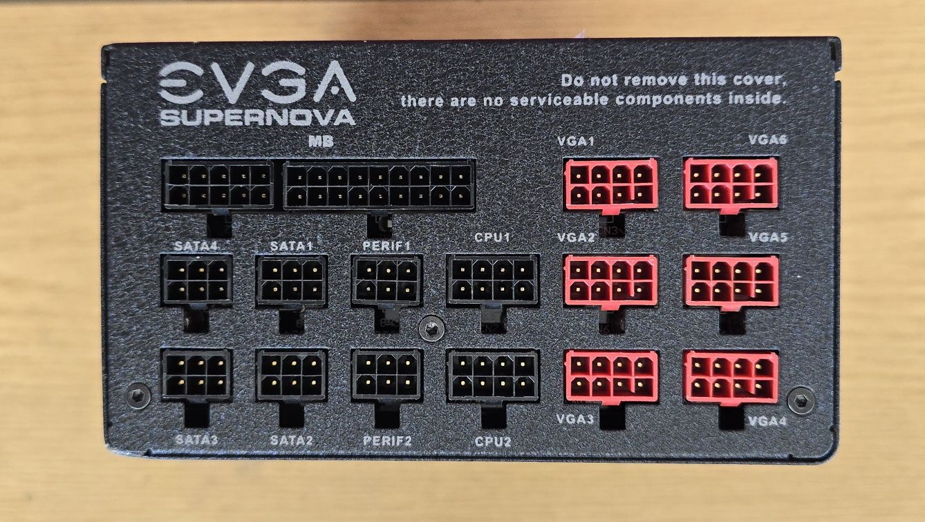 Модулно захранване EVGA Supernova G2 1300W, 80 Plus Gold