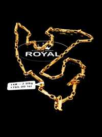 Bijuteria Royal lanț din aur 14k 7.09 gr