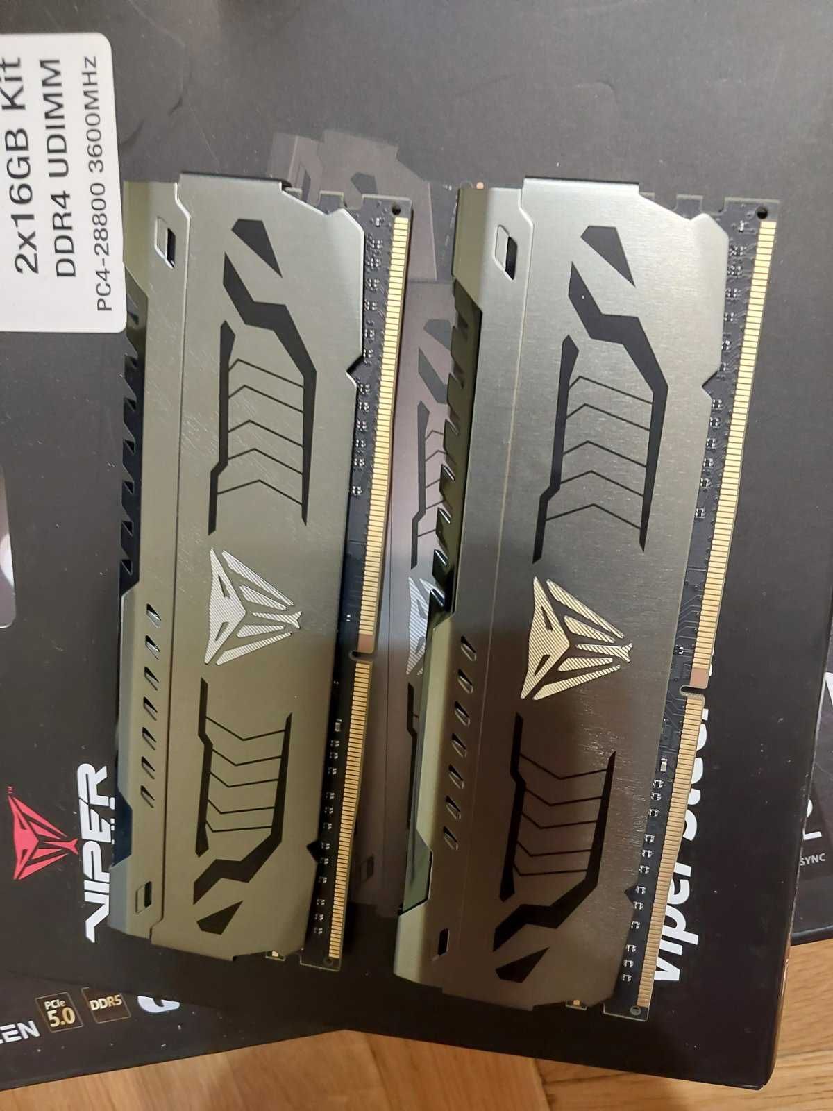 32GB DDR4 - G.Skill Ripjaws, Patriot Viper, 3600Mhz