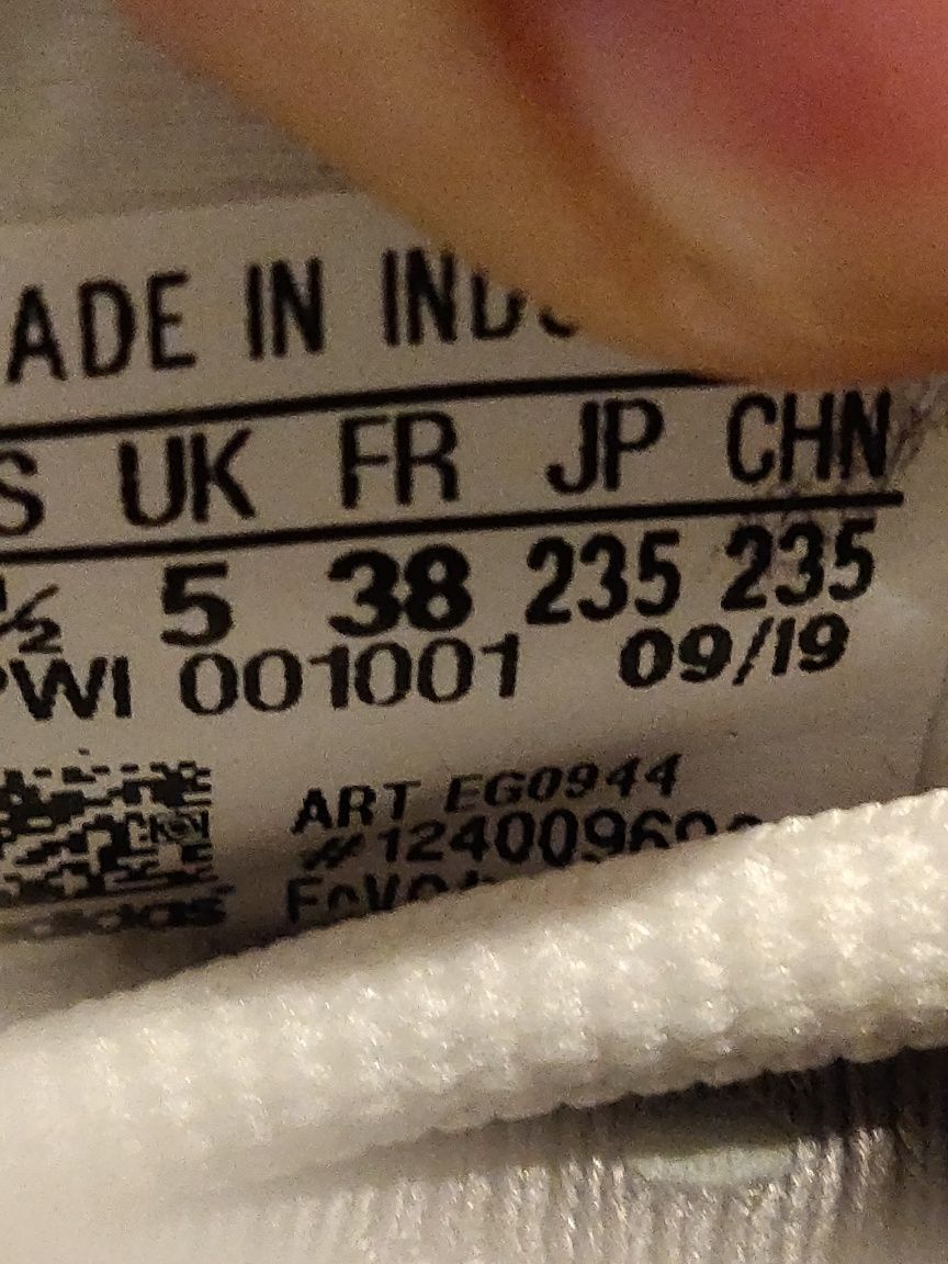 Adidas Senseboost Go Cloud White номер 38 код 40A