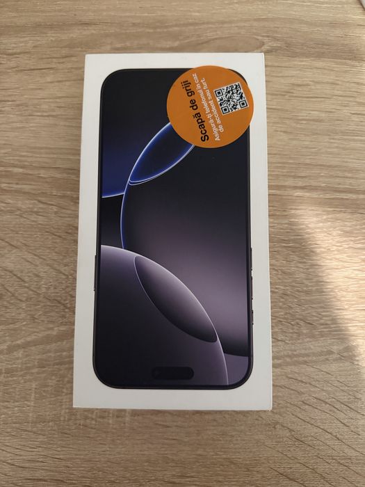 Iphone 16 pro max, 256 gb, negru, sigilat!