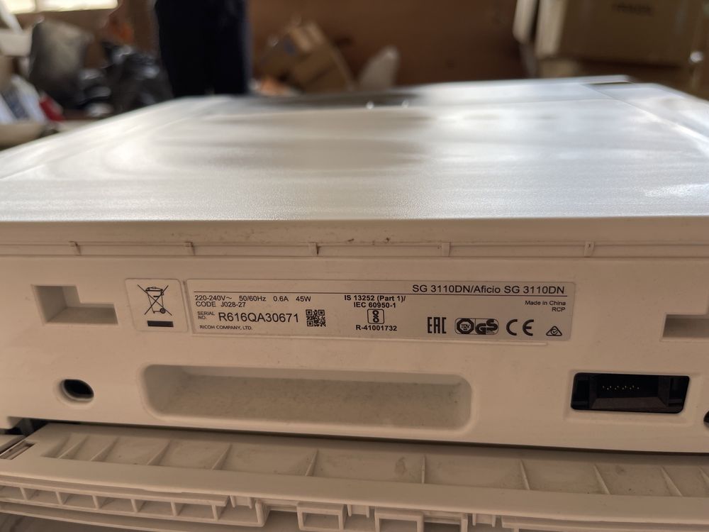 Сублимационно принтер RICOH aficio SG3110