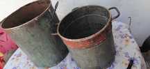 vand  2  obiecte din  cupru 20 l  si  10 l greutatea 6kg pret 320 lei