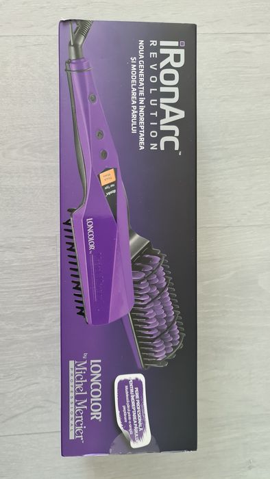Perie electrică pentru îndreptarea părului LONCOLOR iRonArcTM _Noua
