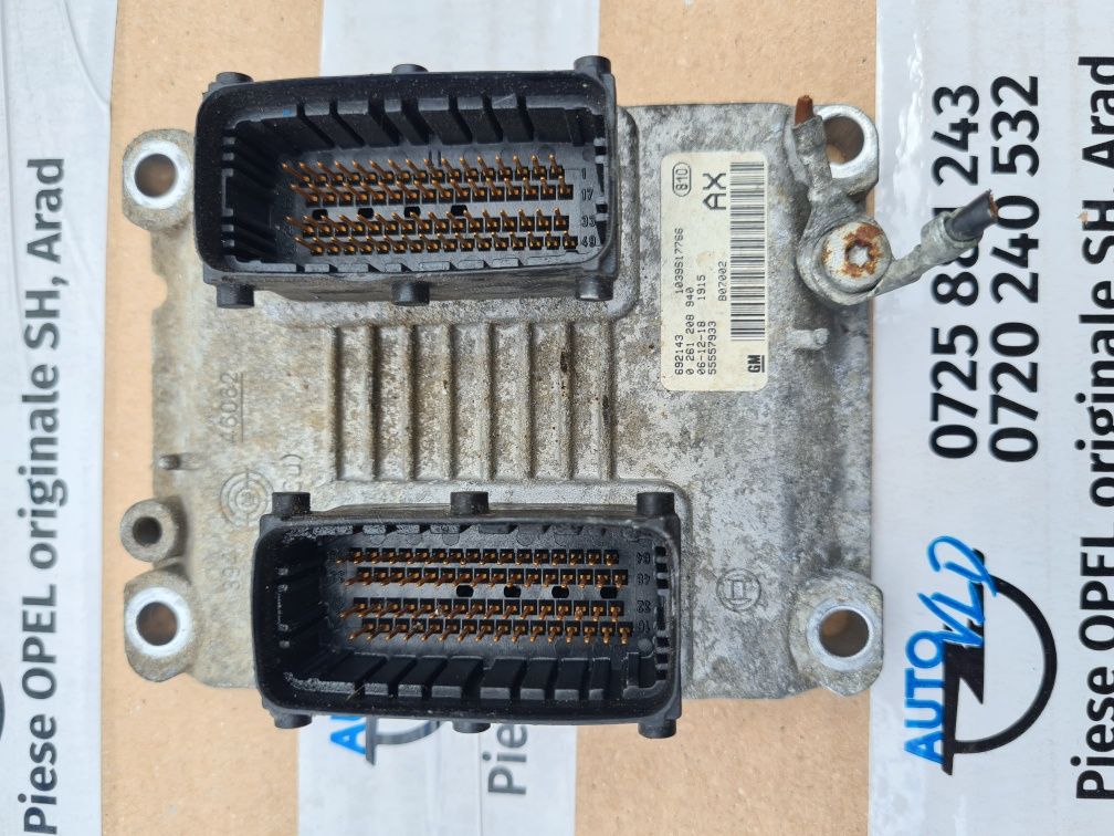Calculator motor Ecu Opel Corsa D 1.2i 16v 59 kw 80 cp 55557933 AX
