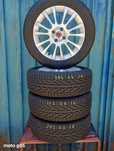 Set roti 205 55 16  jante aliaj originale fiat 4x98