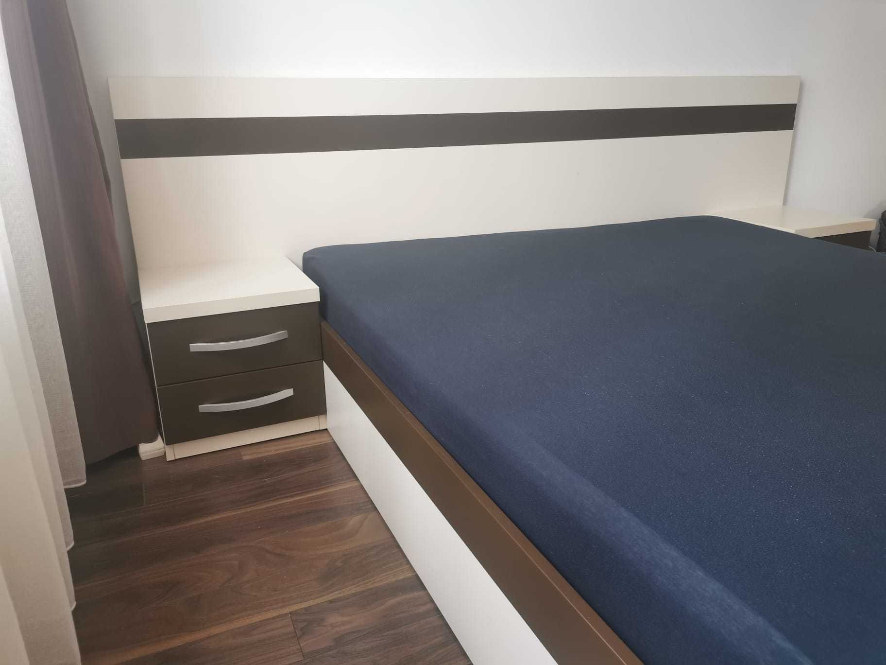Vând pat dublu din pal | european king size bed 160x200