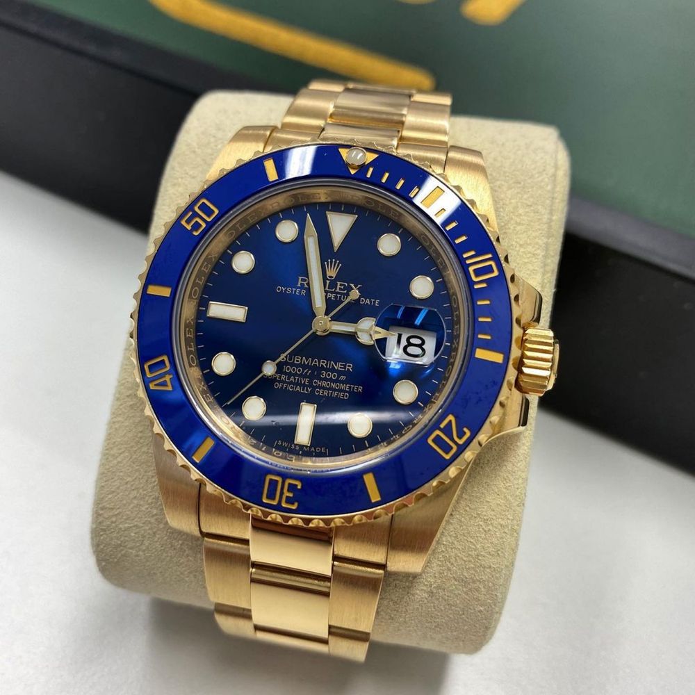 ceas rolex submariner blue dial 41 mm