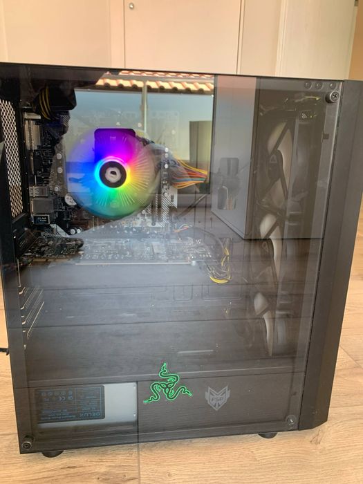 Геймърски компютър GTX 1070 + Ryzen 7+144hz монитор AOC-готов за игри