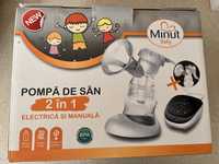 Pompa san Minut Baby 2 in 1, electrica+manuala