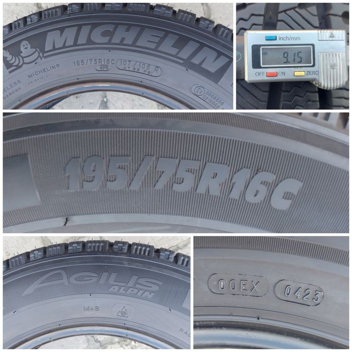 O bucată 195/215 75 R16C M+S iarnă - una Michelin Continental Nokian V