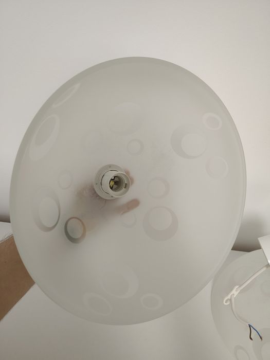 2 lustre bucătărie tip pendul pe cablu.