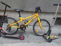 Bicicleta, trotinete