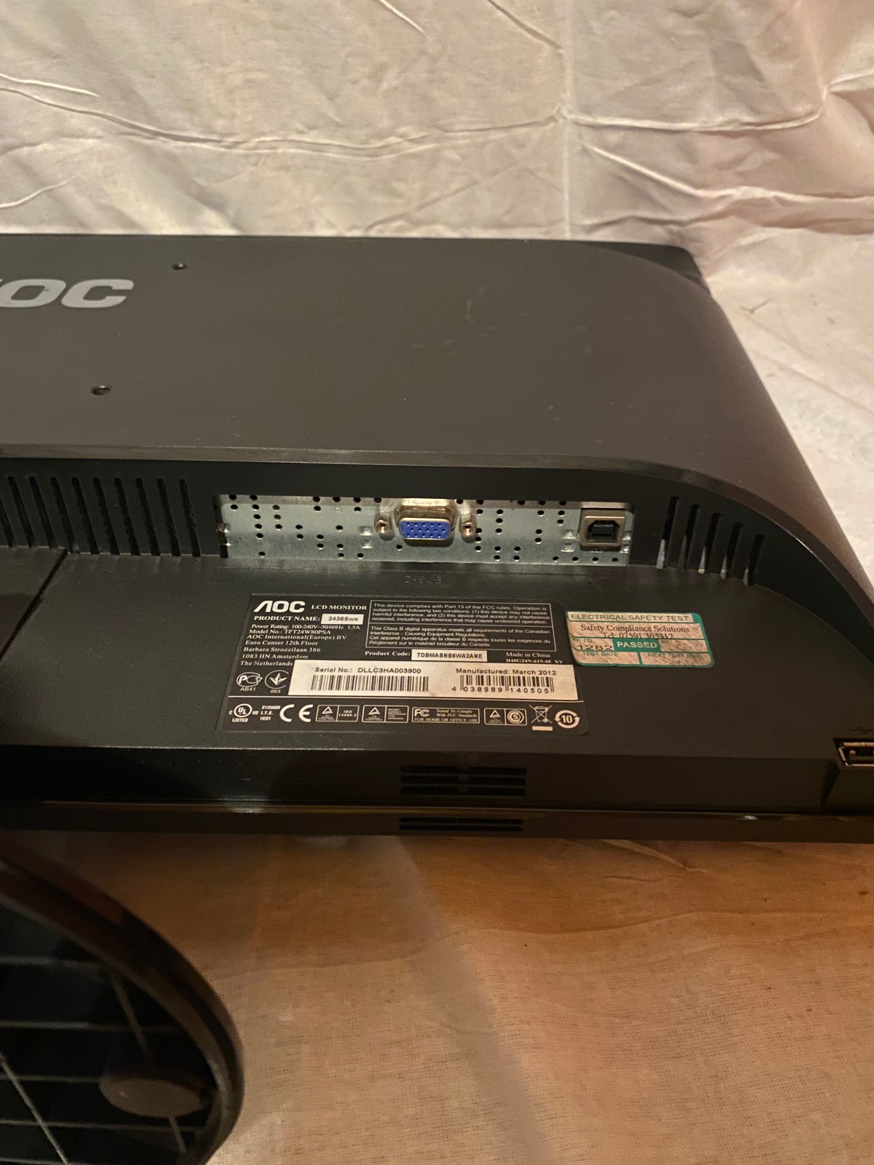 Монитор АОС 24” модел 2436SWA