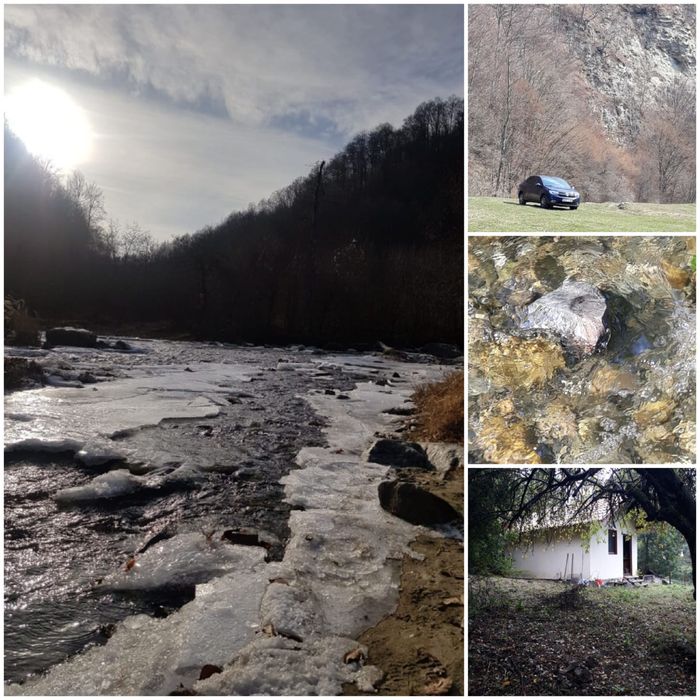 Teren + Cabană Bradetu Argeș drumul spre schit