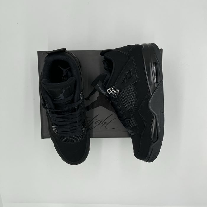 Nike Air Jordan 4 Black Cat -Marimi 37-49, Noi, Premium, Livrare Rpd