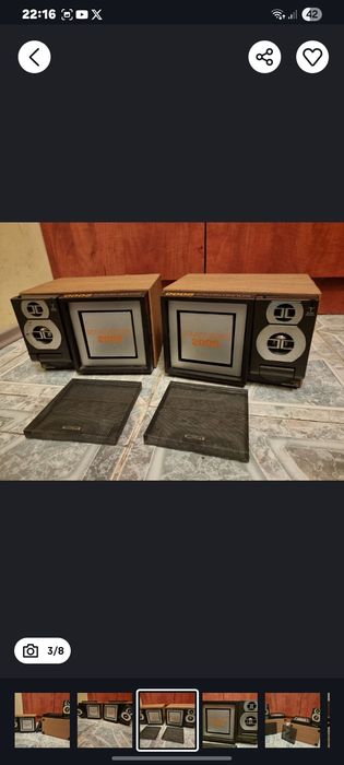PROBA AV Boxe audio Philips Sound Series 2000 Upgrade 4ohm70w