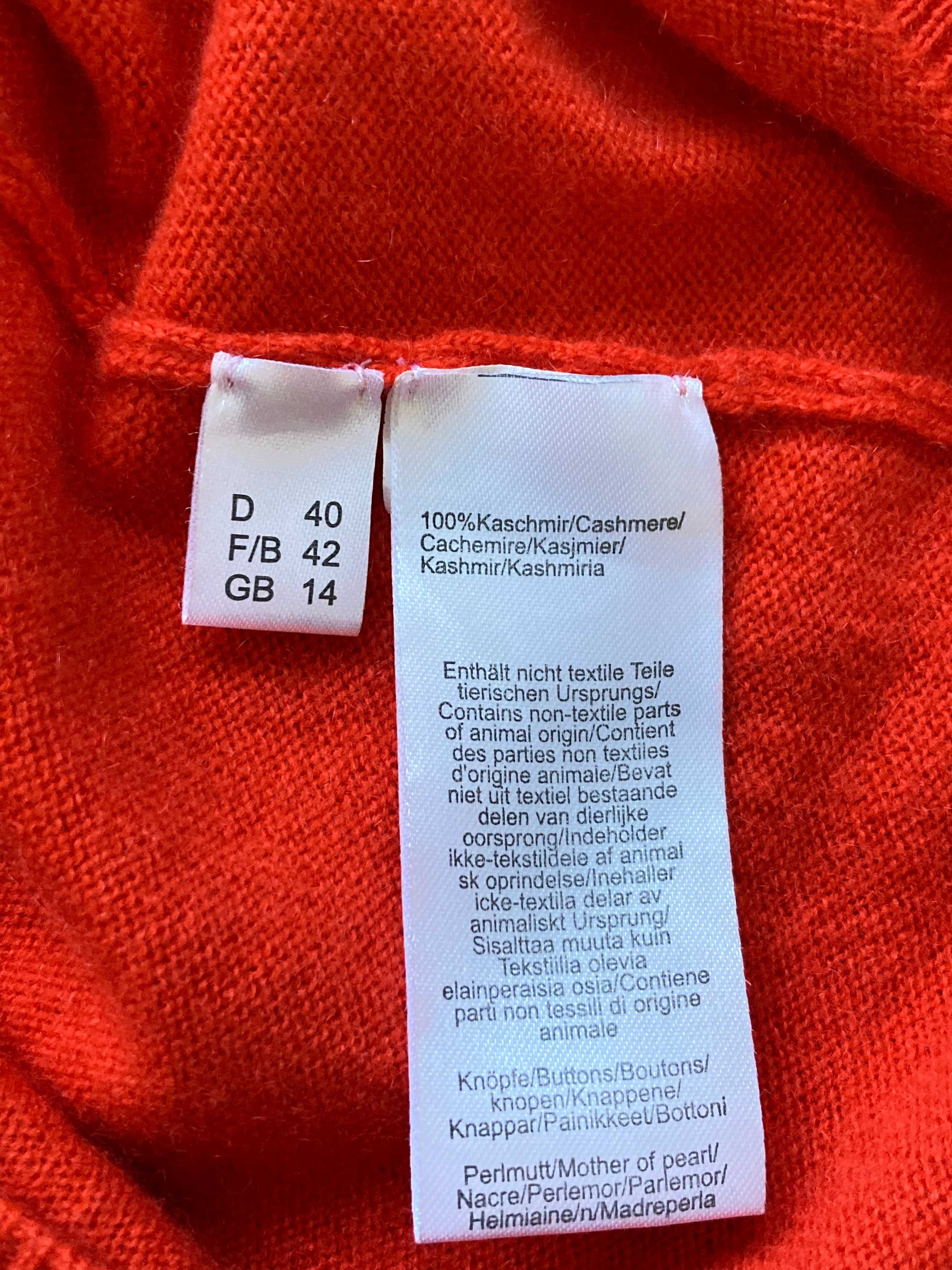 Peter Hahn 100% Cashmere кашмирена жилетка пуловер кашмир размер 40 M