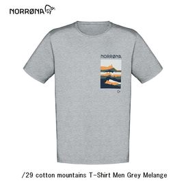 NORRØNA 29 Organic Cotton Mountains T-Shirt, мъжка тениска