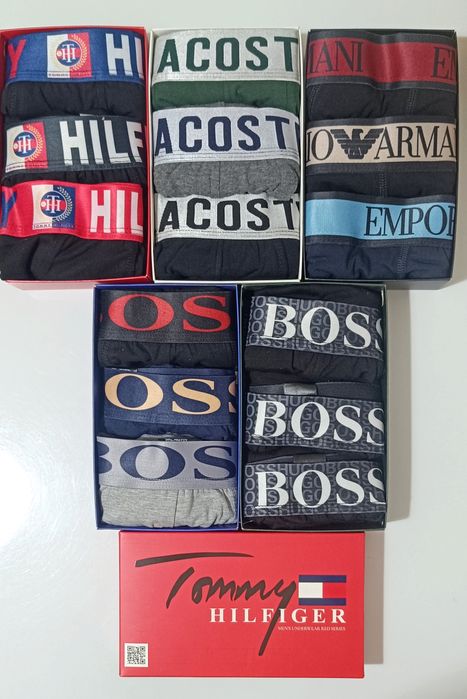 Set Boxeri Barbatesti Tommy, CK, Hugo, Armani, Boss, Lacoste