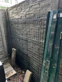 Tarc dezmembrat din Panou gard zincat bordurat, verde