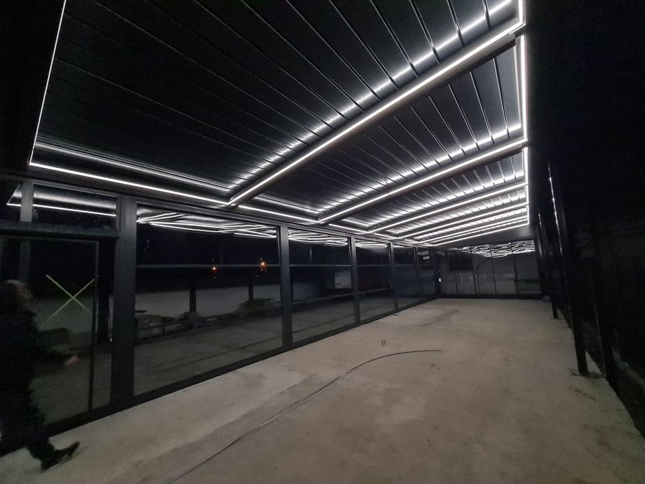 Producem orice tip de pergola , închidere în sticla . Vindem în rate .