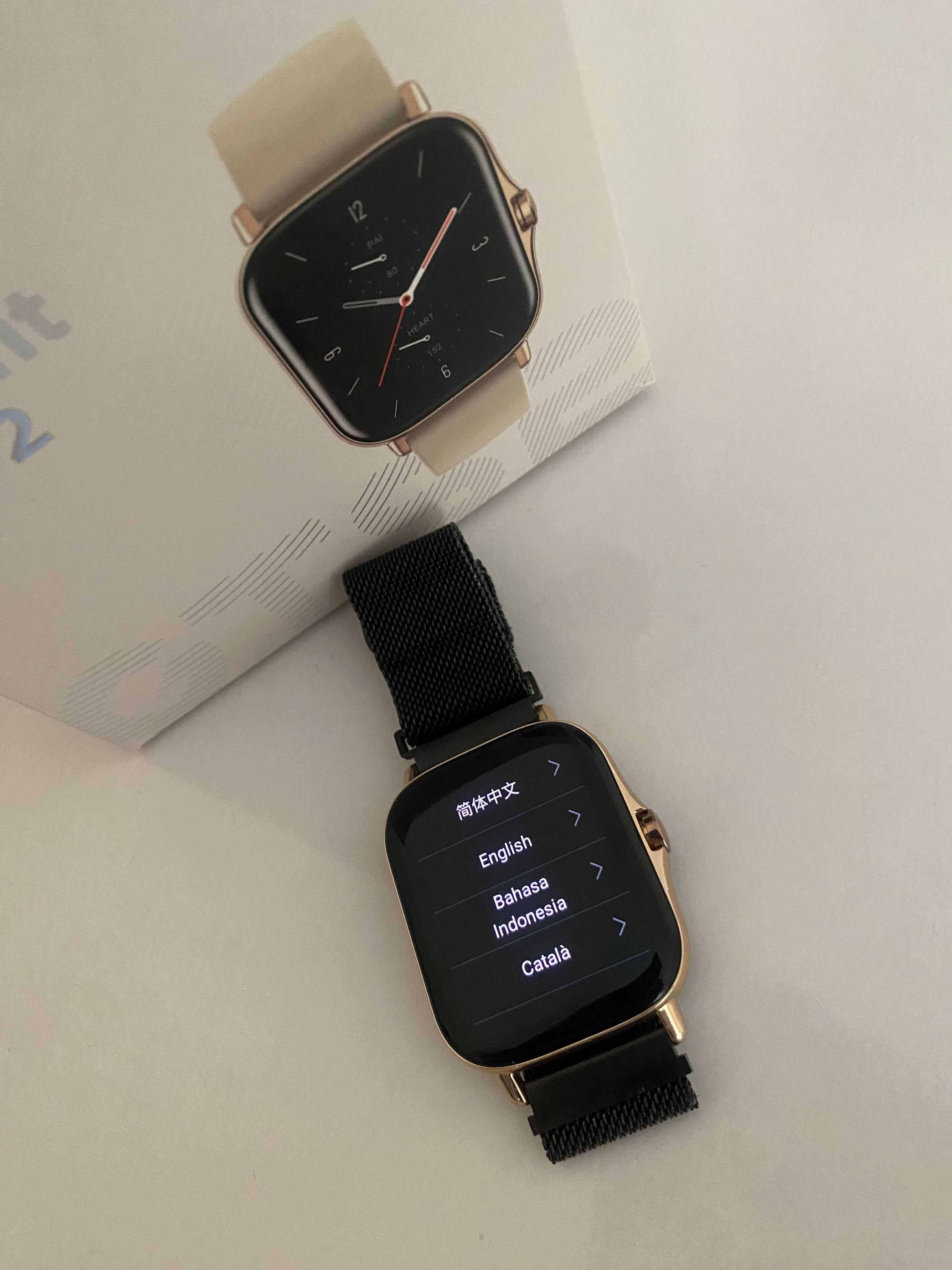 Чисто нов Смарт часовник Amazfit GTS2 + 5 каишки подарък