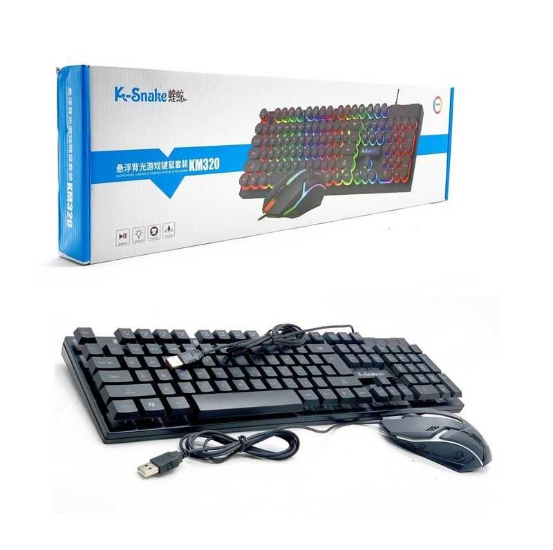 Продам Игровая клавиатура и мышка С RGB подсветкой ENG RU