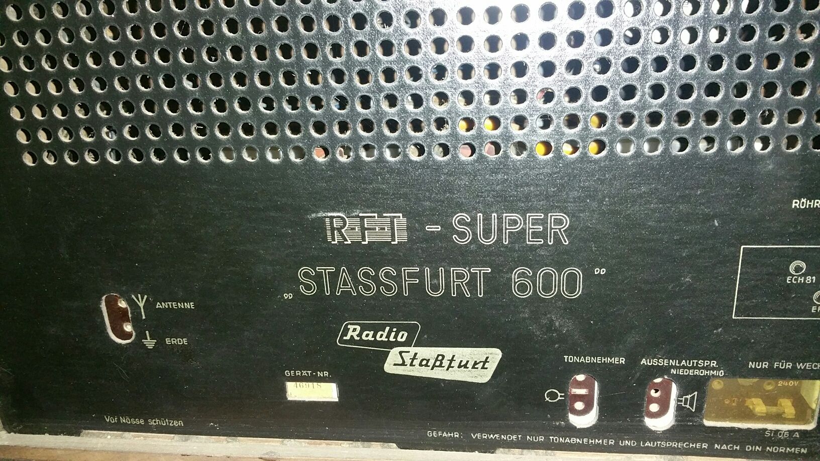 Radio Stassfurt colectie