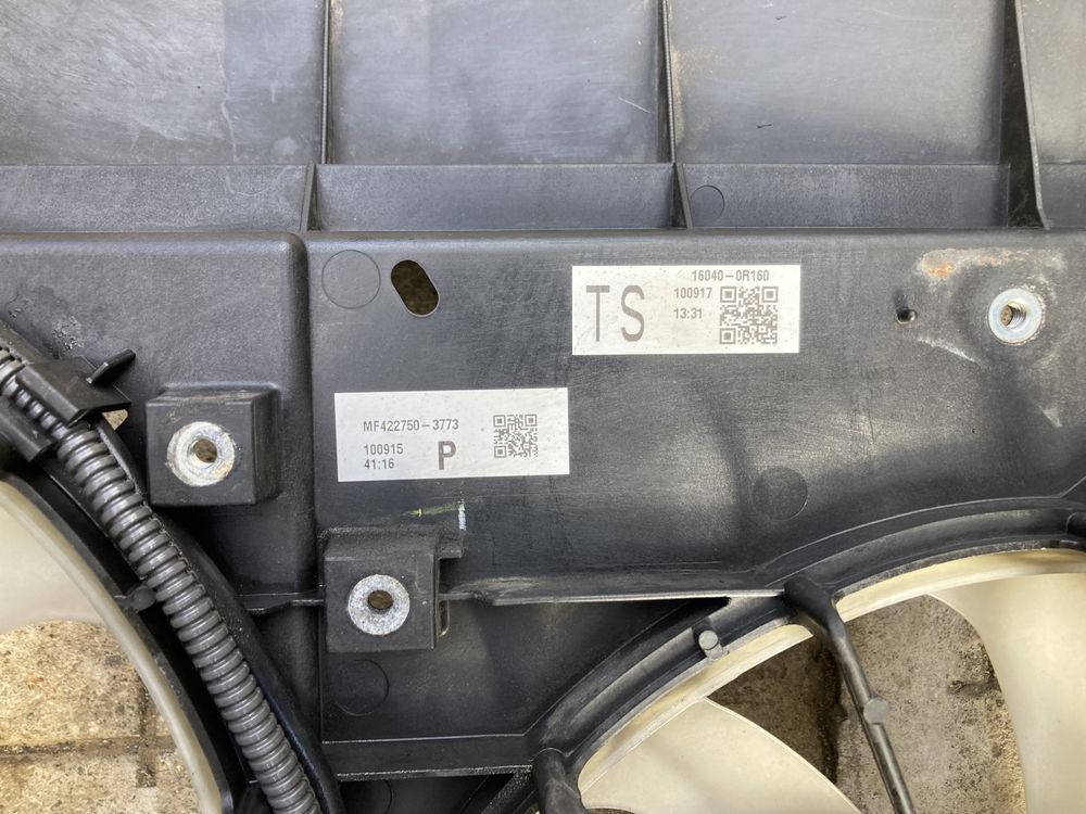 Дифузьор с перки за Тойота Авенсис/Avensis T27 2.0D4D/2.2D4D 09-14г