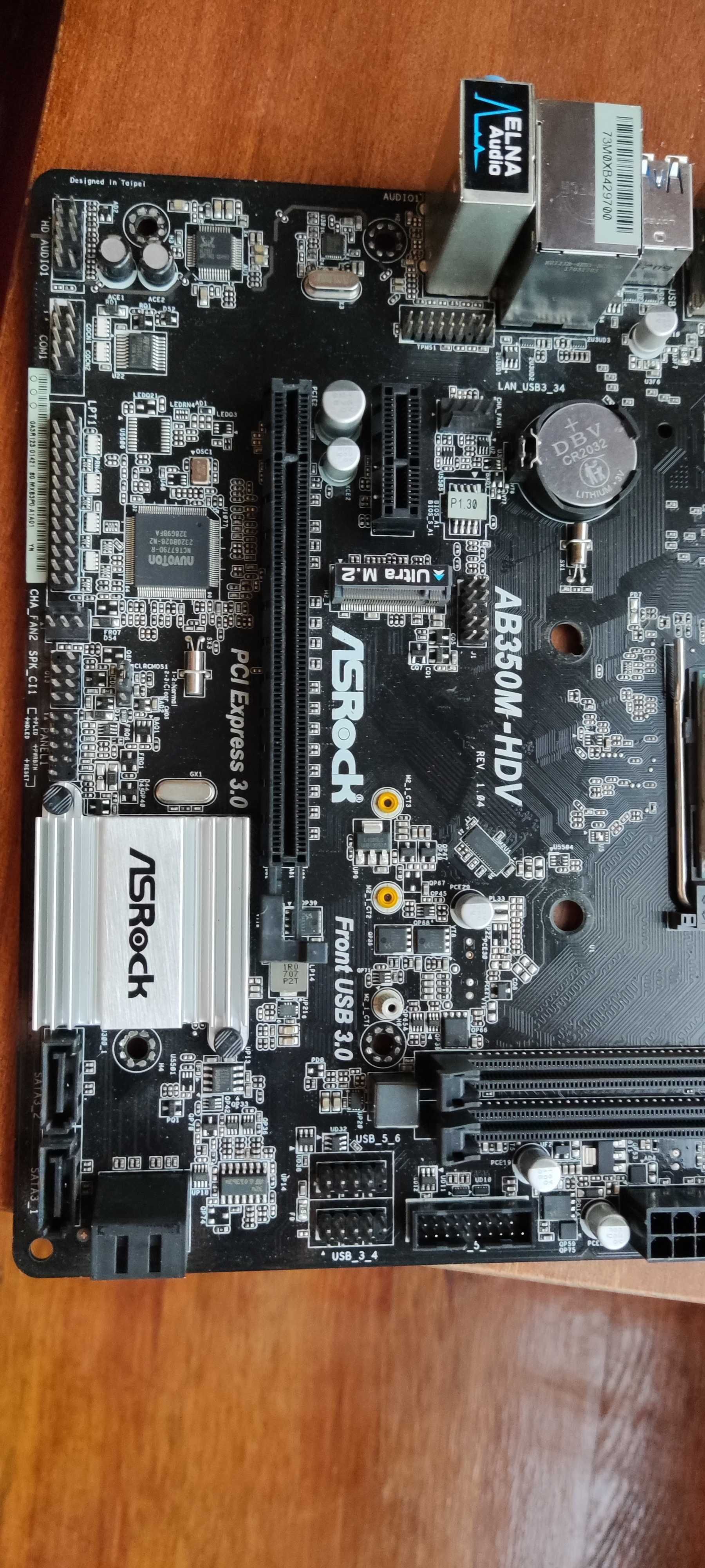 Asrock AB350M-HDV AM4 Ryzen