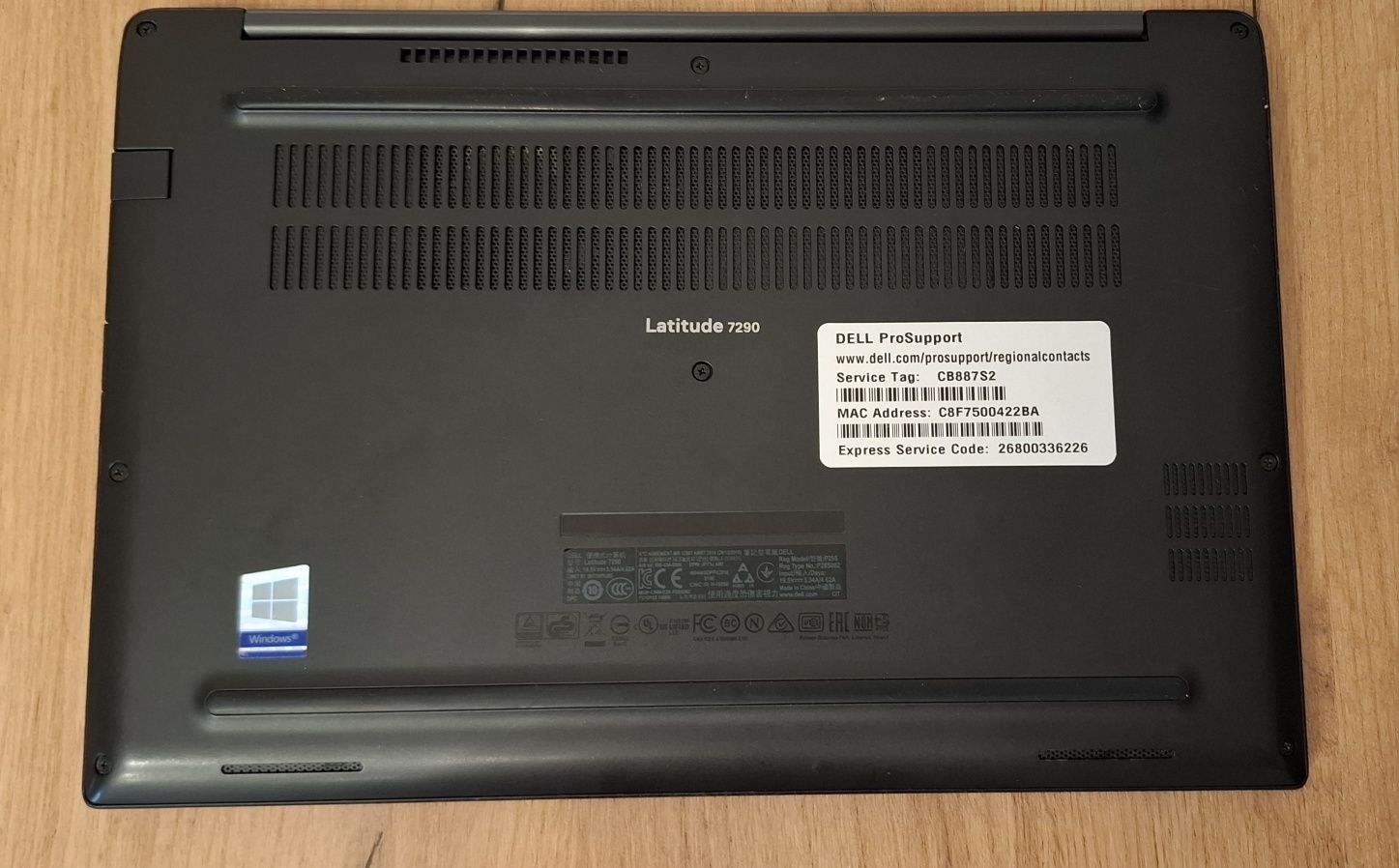 Dell 7290 12" | Intel i5-8350U vPRO | 8GB | 256 SSD |
