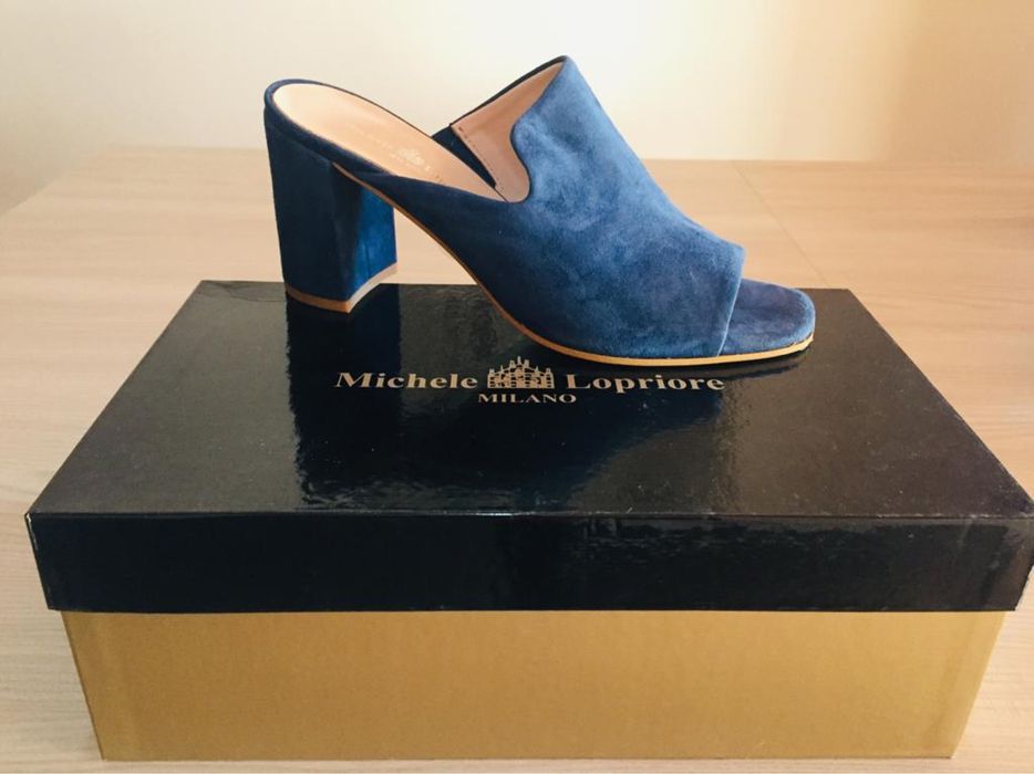 Sandale tip papuci piele