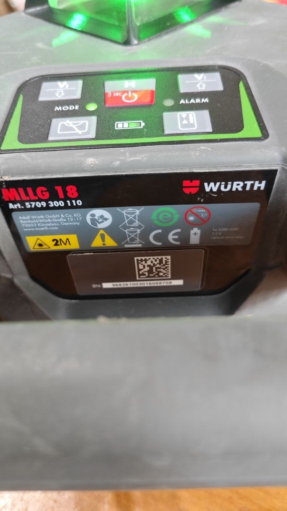 Лазерен нивелир wurth.