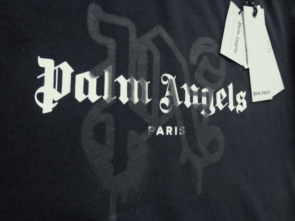 UМъжка тениска Palm Angels Paris monogram print T-shirt