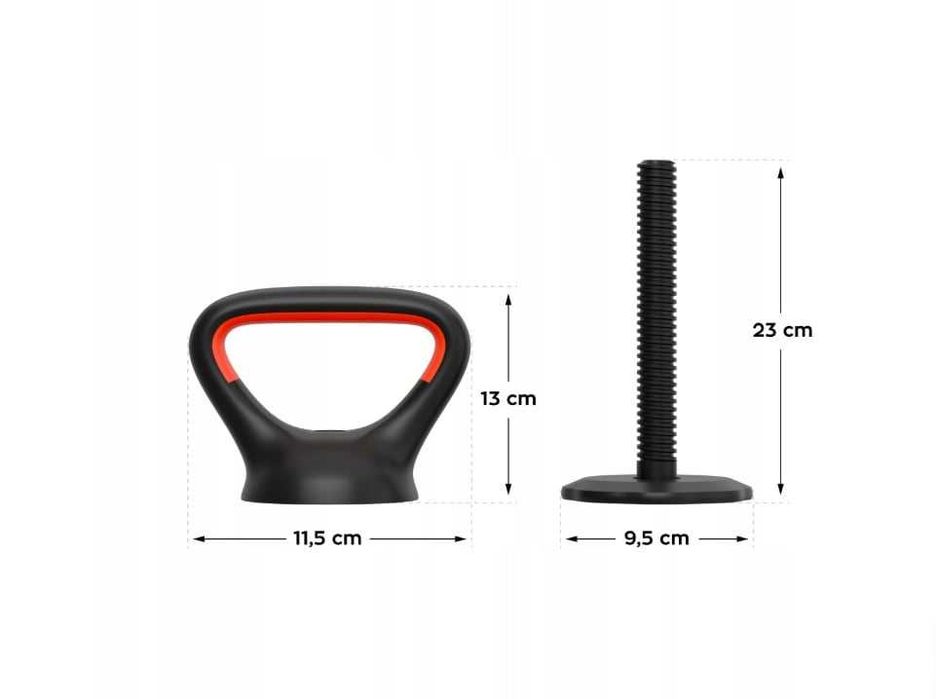 Set gantere reglabile, doua bare, 12 greutati