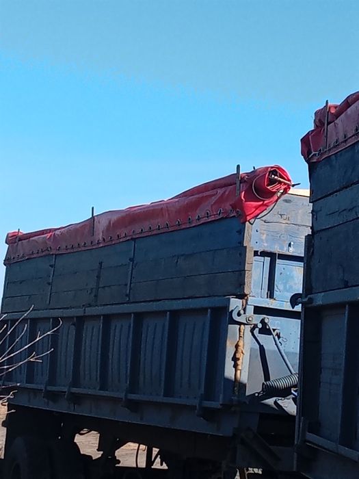 Камаз с прицепом самосвал